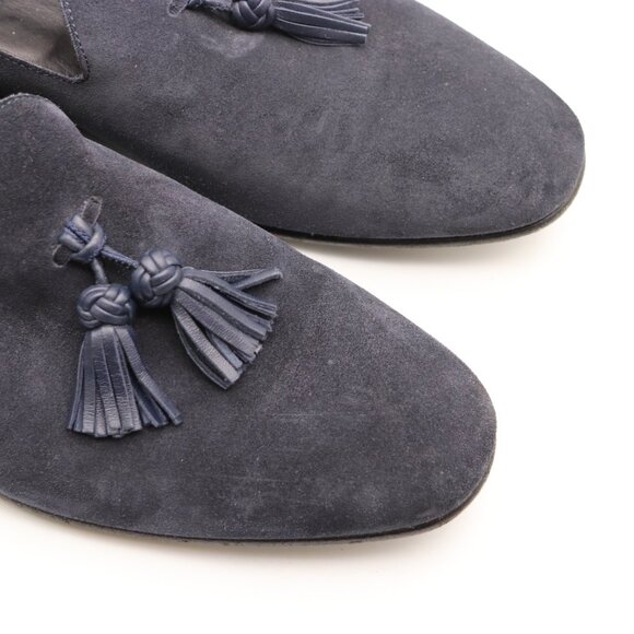 Burberry  Prorsum Tassel Loafer  Navy Suede Men\'s UK 10 / EU 44 Slip On main image 7
